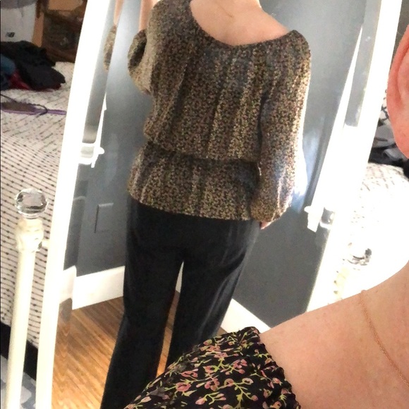 Bebe silk top with Ann Taylor pants - Picture 2 of 7